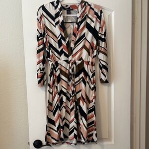 Chevron Patterned Dress